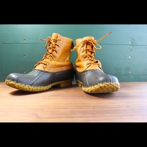 LL bean Womens duck boots, 8inch style